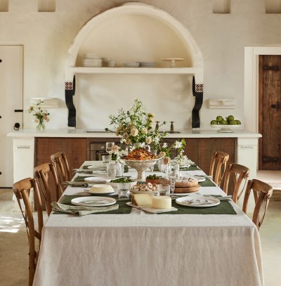 Bed Thread French Flax Linen Tablecloth