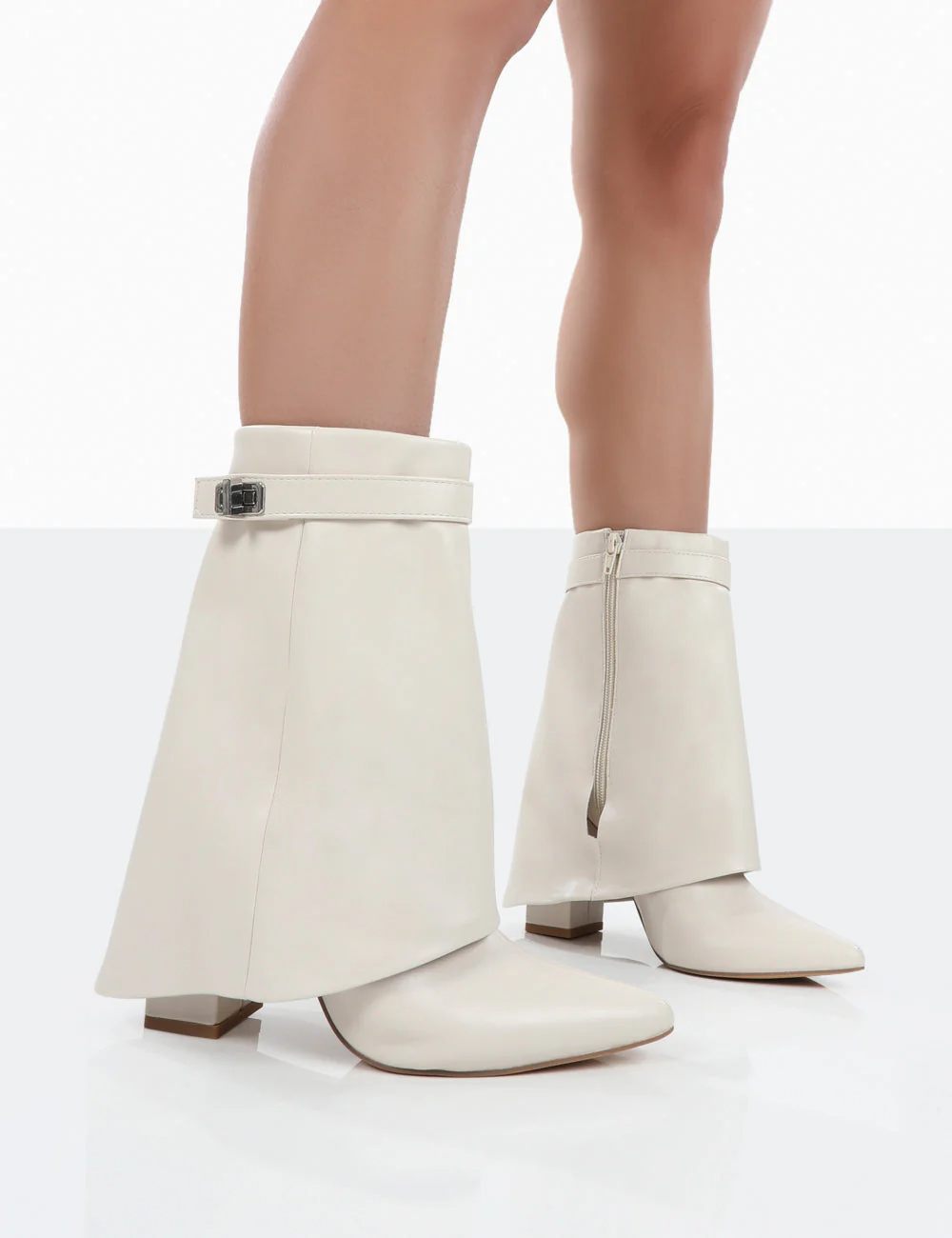 Public Desire Toe Heeled Ankle Boots