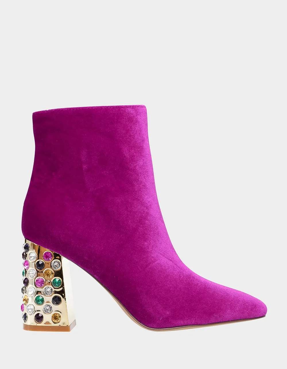 Betsey Johnson Vita Magenta Fabric Boot