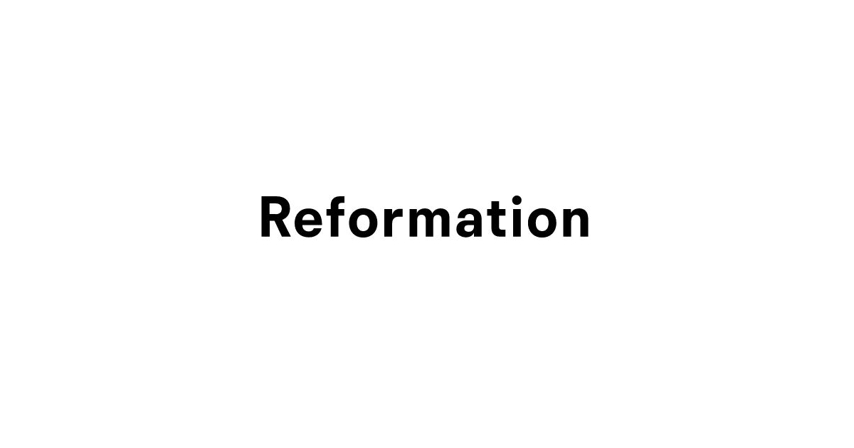 Reformation Review 2025